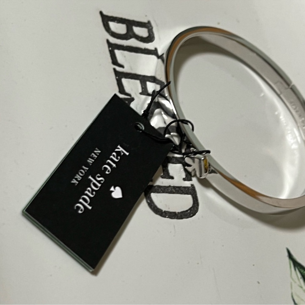 Kate Spade Everyday Silver Bangle NWT - Picture 5 of 5